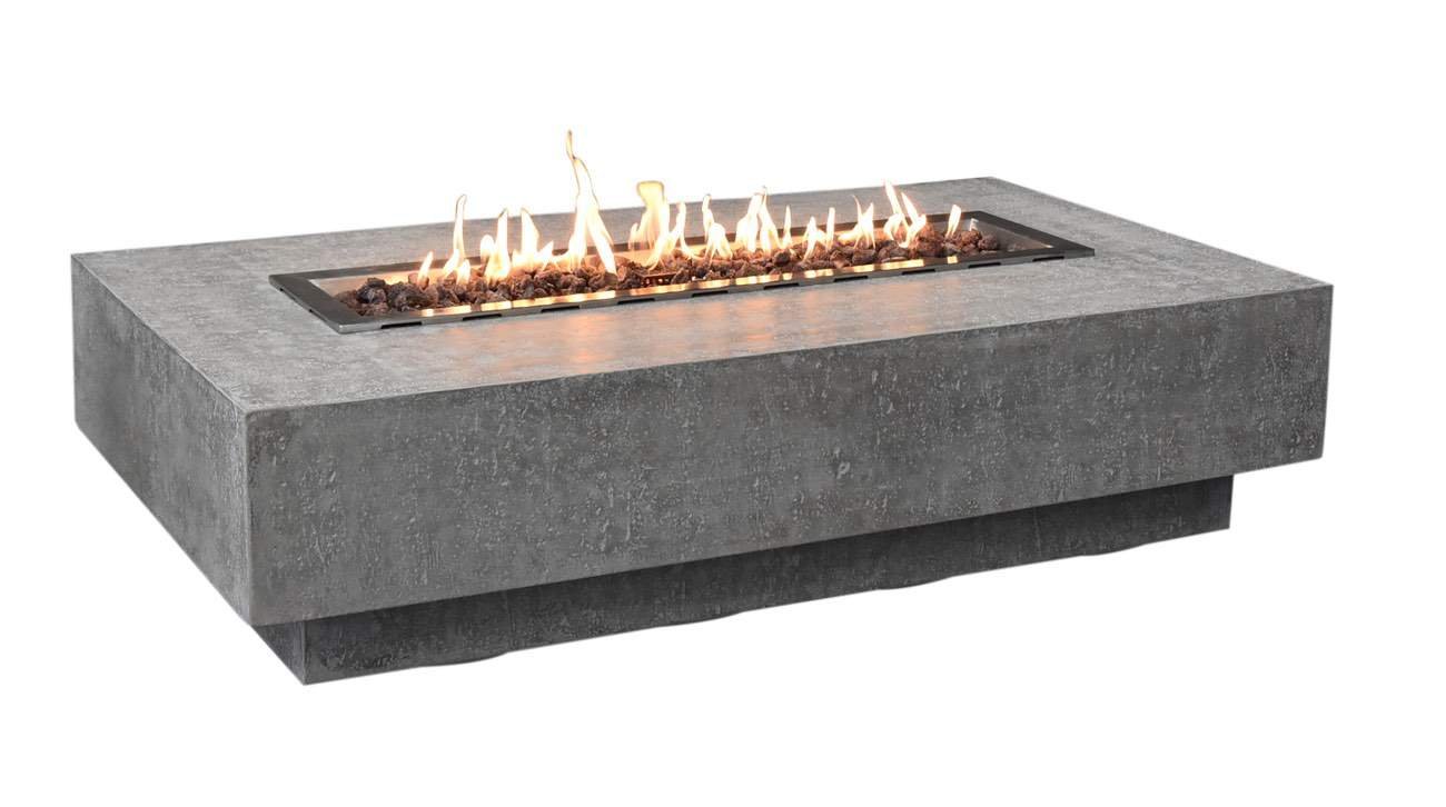 Elementi Hampton Cast Concrete Fire Table - OFG139 - Image 7