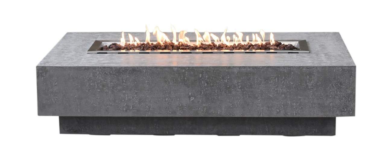 Elementi Hampton Cast Concrete Fire Table - OFG139 - Image 8
