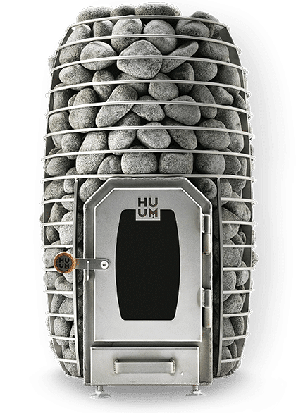 HUUM Hive Wood-Burning LS Sauna Heater, Exterior Wood Loading - Image 3