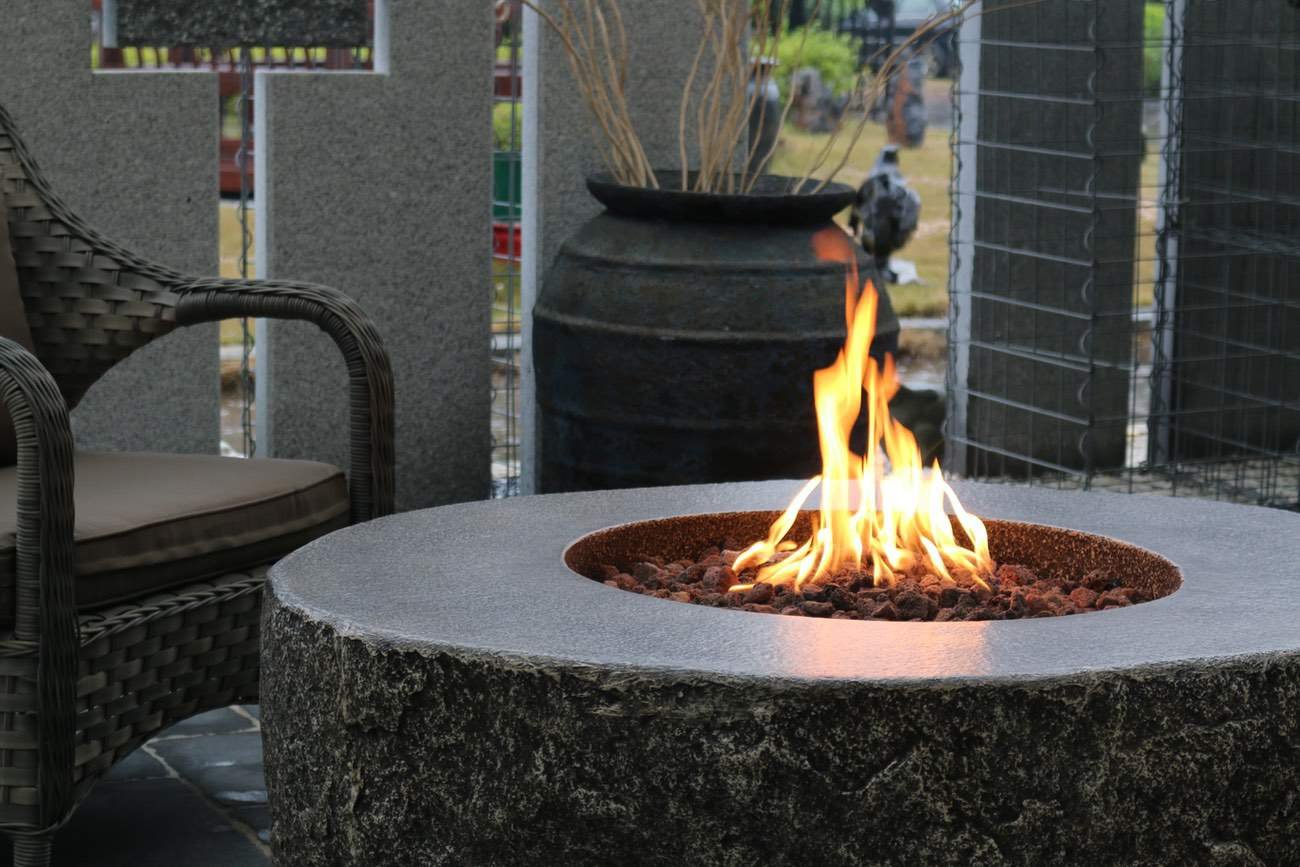 Elementi Fiery Rock Fire Table - OFG147 - Image 5