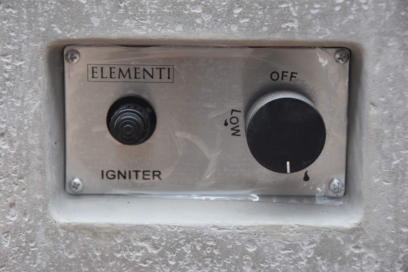 Elementi Hampton Cast Concrete Fire Table - OFG139 - Image 13