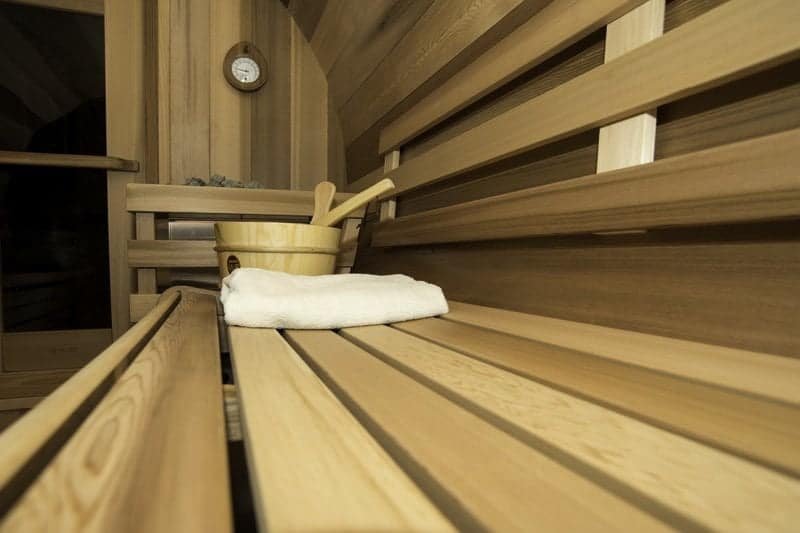 Panoramic View Cedar Barrel Sauna - Image 6