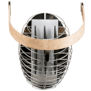 Huum Drop Safety Rail installed over Huum Drop Heater