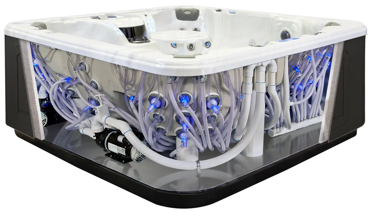 Clearwater Hot Tub Calgary Plumbing Cutaway
