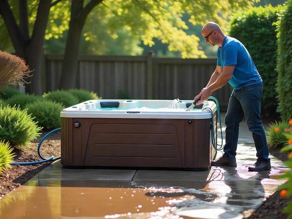 Winterizing a hot tub
