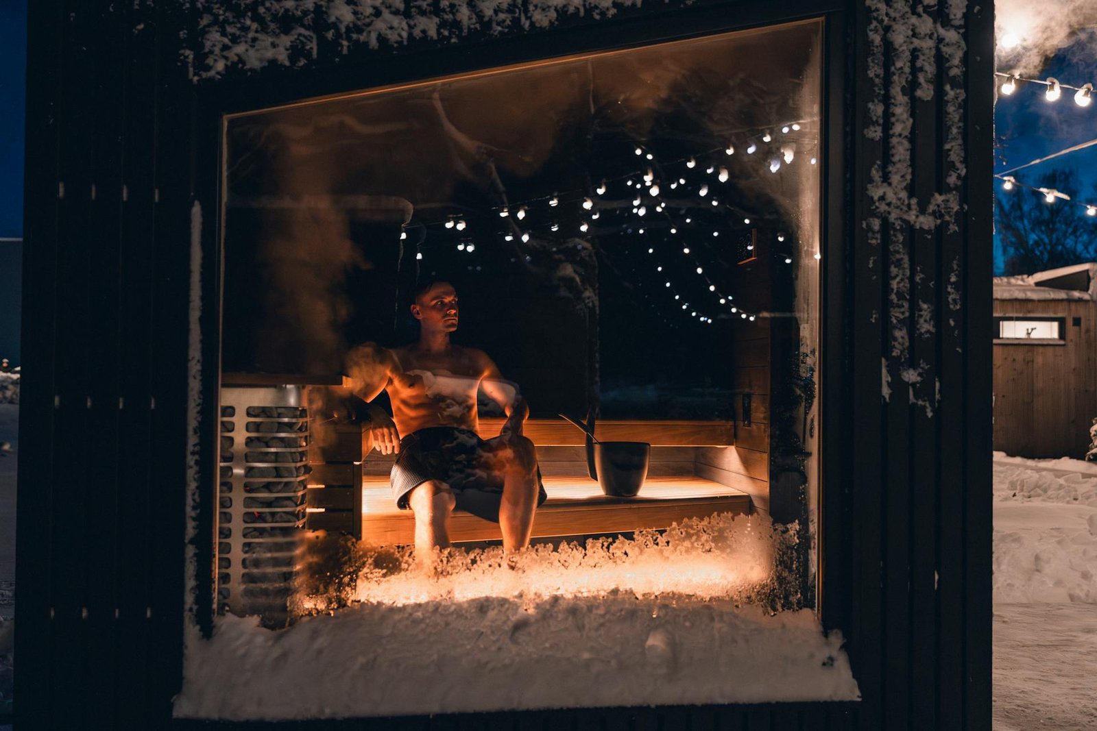 outdoor sauna