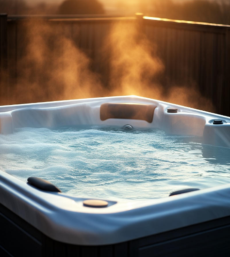 cleaner hot tub water