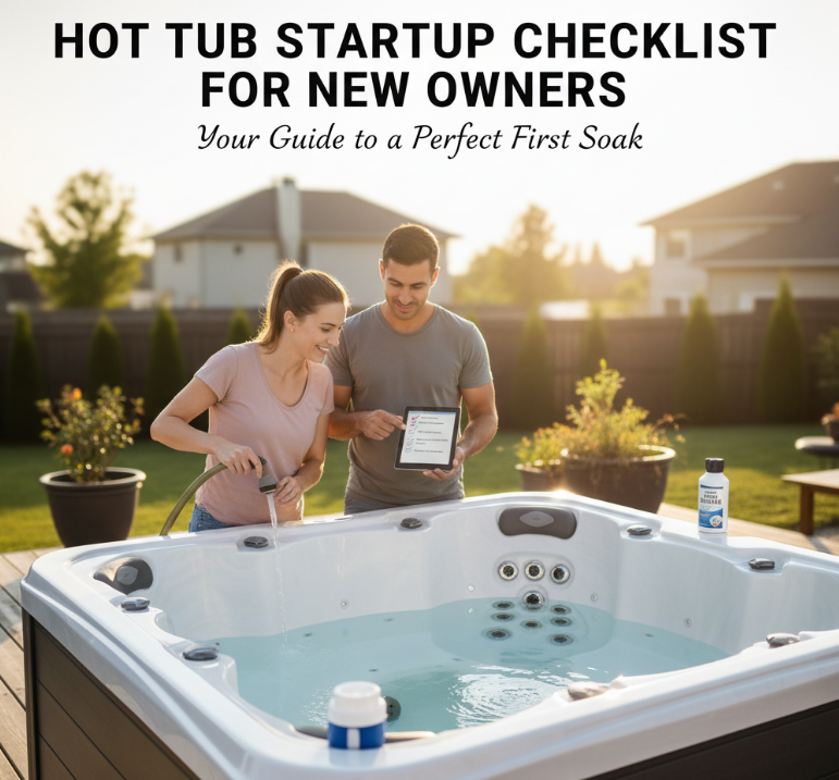 hot tub startup checklist