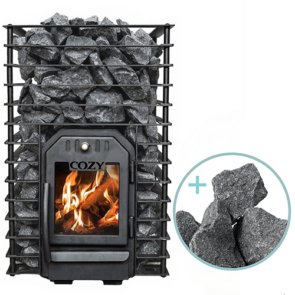 Cozy-Heat-Quattro-Sauna-Stove-Package-12kW-Split-Face-Stones