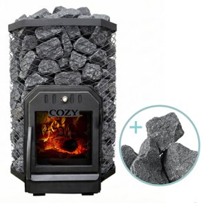 Cozy-Heat-Sauna-Stove-Package-12kW-Split-Face-Stones