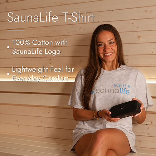 SaunaLife HST48 Luxury 4’ x 8’ Indoor Traditional Sauna Kit - Image 9