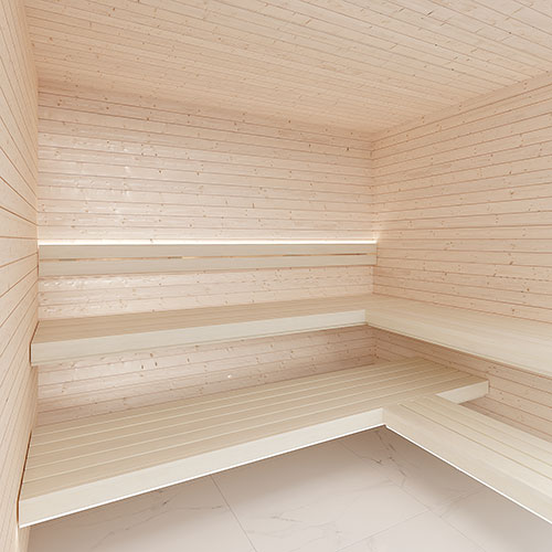 SaunaLife HST79 Luxury 7’ x 9’ Indoor Traditional Sauna Kit - Image 3