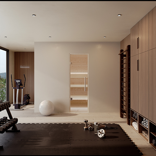 SaunaLife HST79 Luxury 7’ x 9’ Indoor Traditional Sauna Kit - Image 7